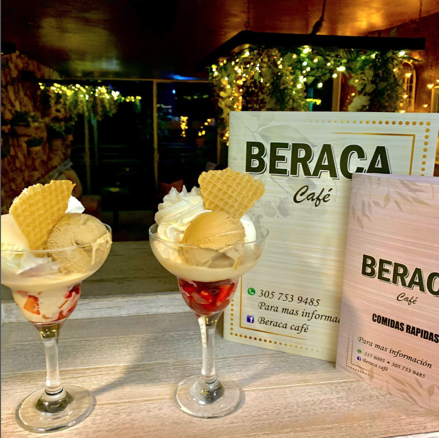 Helados y carta de postres